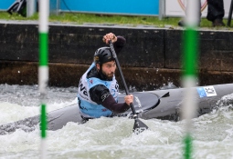 Amir Rezanejad Hassanjani 2024 canoe slalom Augsburg refugee